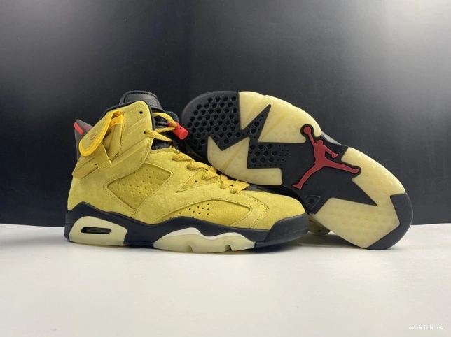 Rep Onekick JORDAN 6 X YELLOW SCOTT TRAVIS AIR CN1084-300 0602